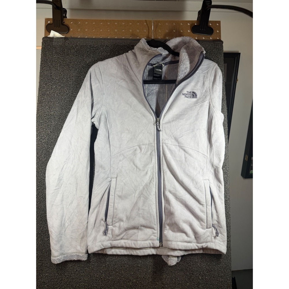 The North Face Osito Fleece Jacket Womens Small Light Blue Lavender Full Zip 225